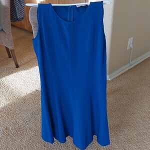 LOFT Vibrant Cobalt Blue Dress